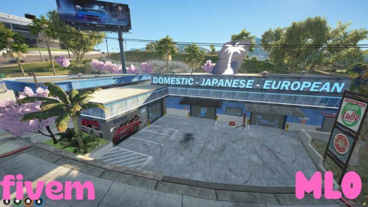 fivem japanese garage