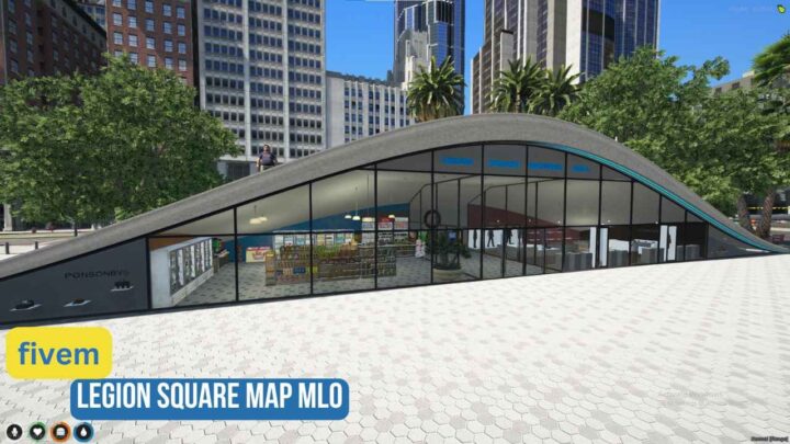 fivem legion square map
